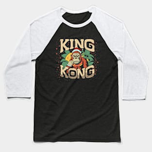 King Kong Christmas Baseball T-Shirt